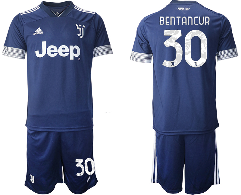 Men 2020-2021 club Juventus away #30 blue Soccer Jerseys->inter milan jersey->Soccer Club Jersey
